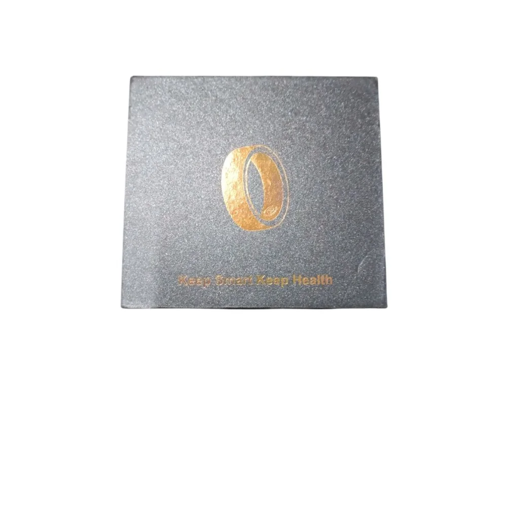 Smart Ring NWT Beautiful Brushed Gold Tone Fitness Tracker Sleep, HR, BP Steps